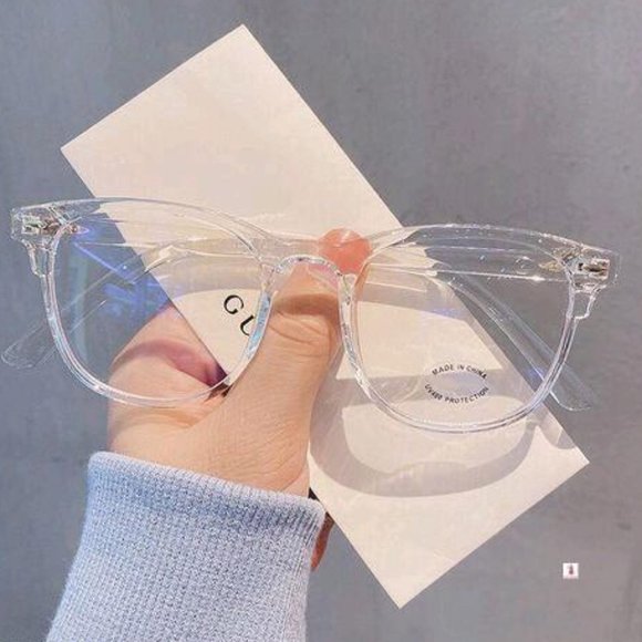 Indiana Glass Accessories - UV Protected Unisex Stylish Fashionable Clear lens Frame Sunglass |stag white